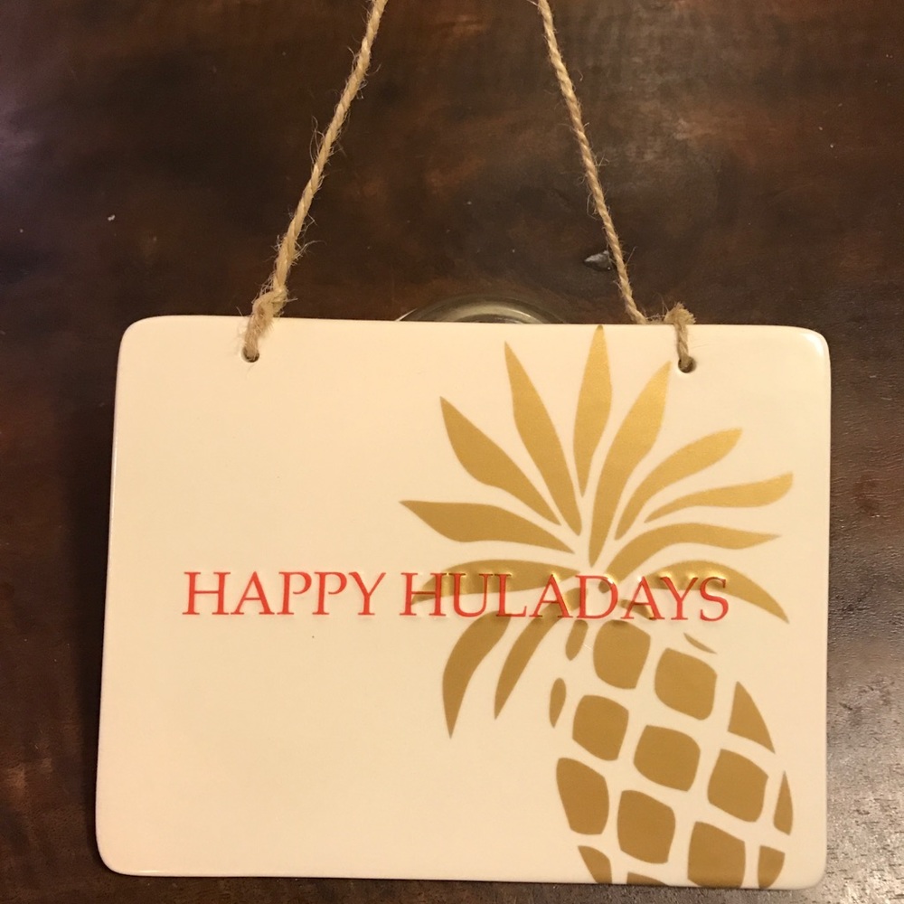 NEW Tommy Bahama happy huladays Christmas plaque